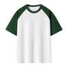 Men Casual Loose Crew Neck Striped Color Block Short Sleeve Daily T Shirt
