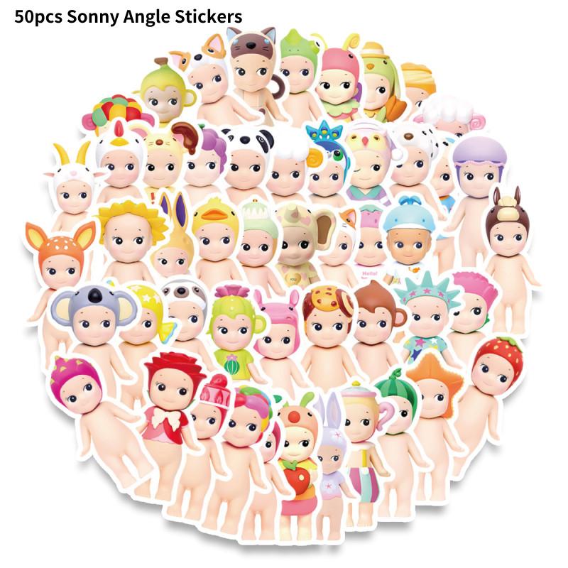 Waterproof Sonny Angle Cute Stickers For Kids 50 Pack Diy Craft And Decoration