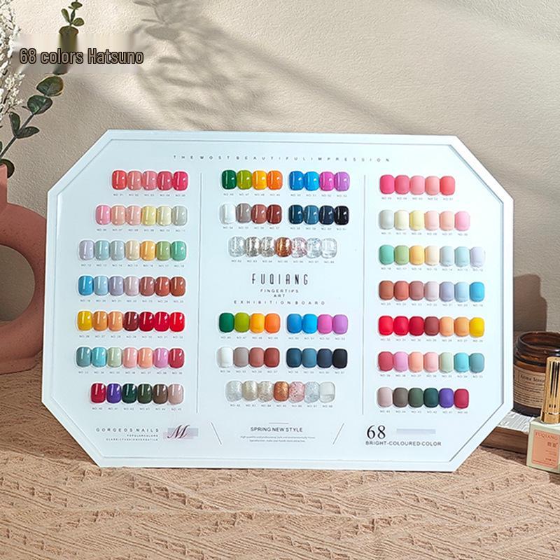 

Набор гель-лаков для маникюрного салона 2025: Новый Экологичный Стойкий УФ Гель, 68 Модных Цветов!