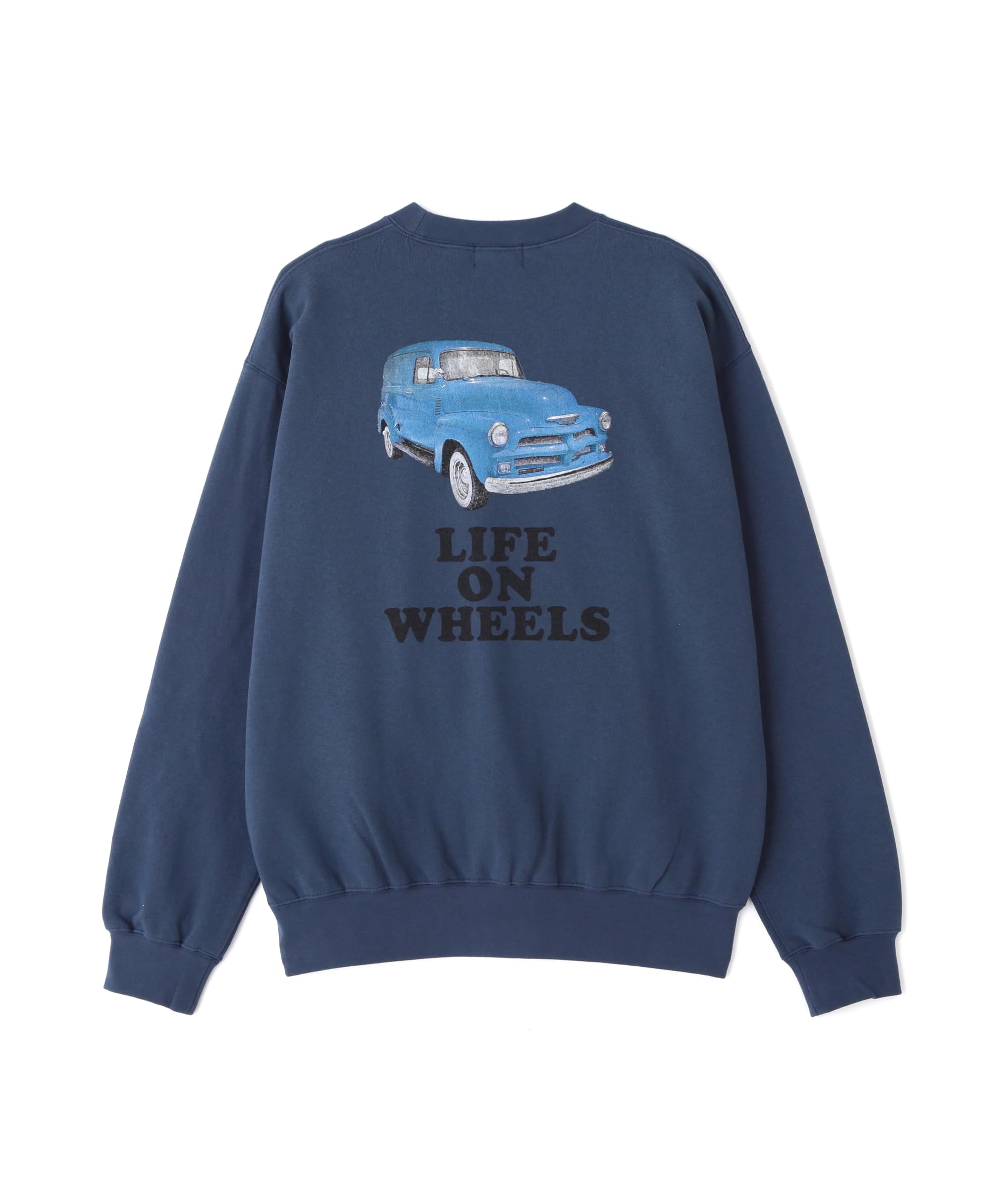 

Schott LIFE ON WHEELS CREW SWEAT, Men s, Size L (120), Navy, 782-4232002