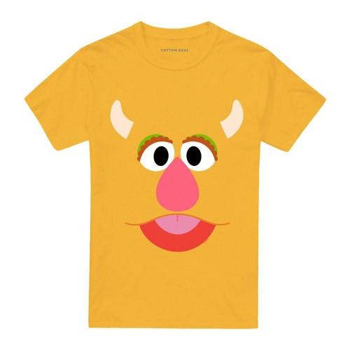 Sesame Street Unisex Adult Freddy Face T-Shirt