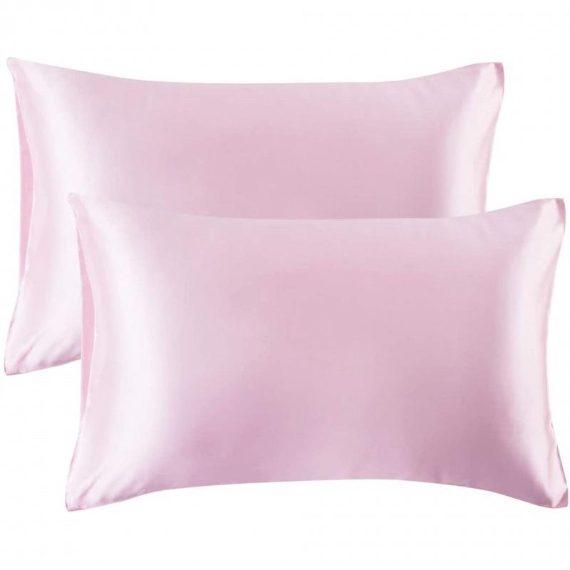 New Satin Cloth Pillow Case Pillow Home Instant Cushion Bedroom Sleeping Pillow Case