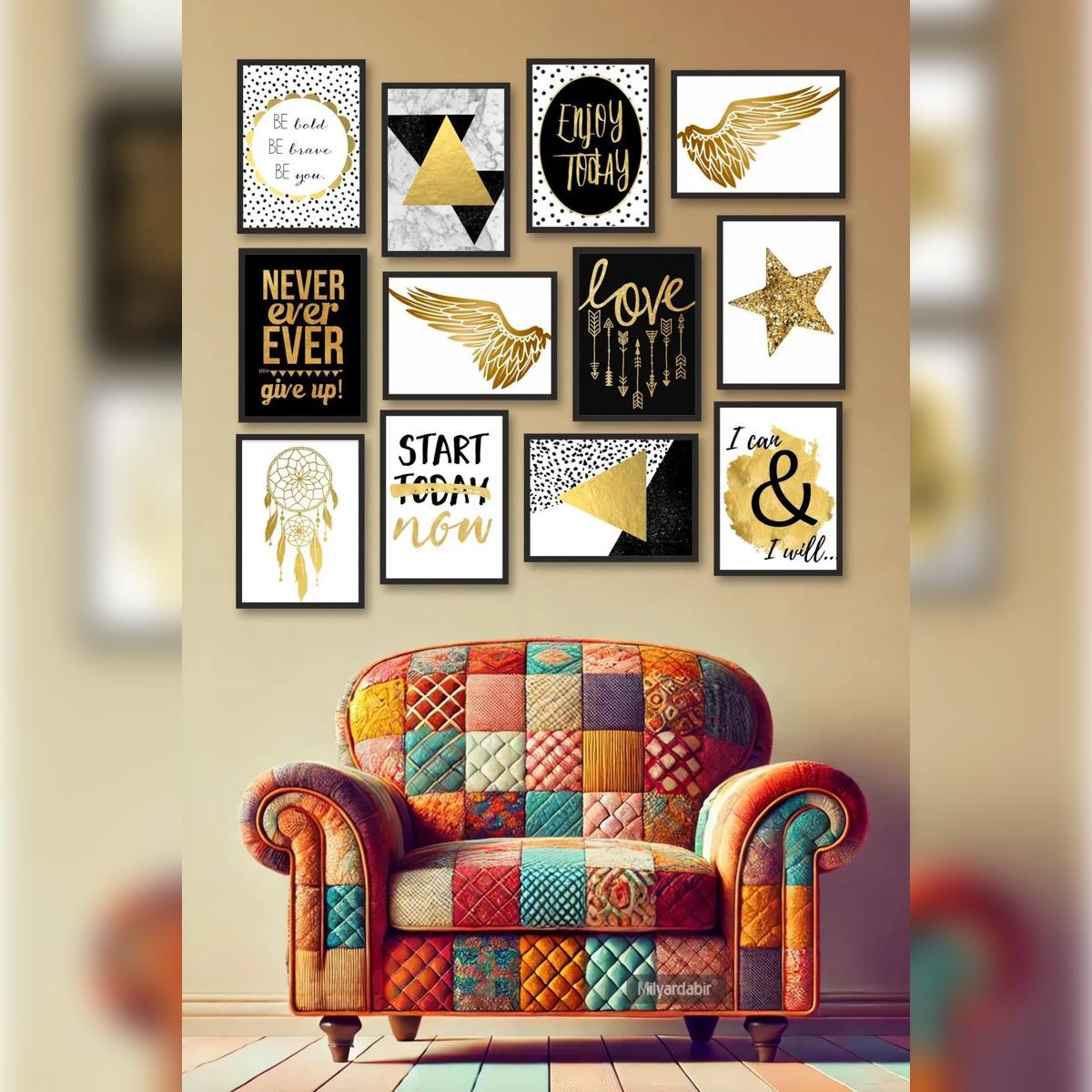 

12-Piece Poster Set with Black and White Cityscapes – A Sophisticated Touch for Your Home