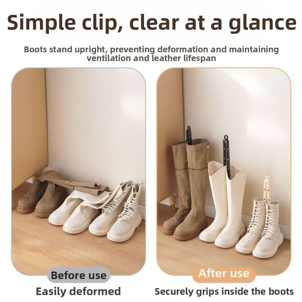 Anti-Deformation Knee High Shoes Support Stand Extendable Shoe Storage Hanger  Shoe Organizer
