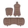 Breathable Nappa Leather Lumbar Support Car Seat Cushion for Mercedes-Benz & BMW