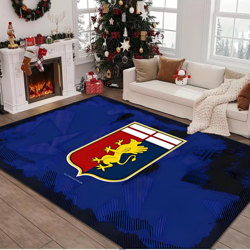 1PC Rug Lion Shield Genoa Carpet, Chair Rug,Area Rug for Office Bedroom Living Rooms Bedroom, Doormat Decor Christmas Fan Gifts