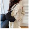 Today's popular women's bags, autumn sequins, underarm bags, fashionable and simple crescent moon dumpling bags, versatile shoulder bags