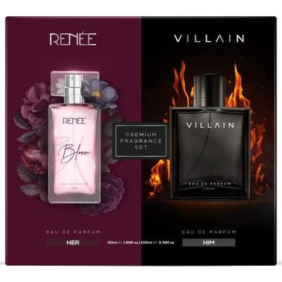 RENEE x Him & Her Prémiová dárková sada Eau De Parfum 50 ml + 100 ml| Dlouhotrvající luxusní kombinace parfémů pro muže a ženy| Vůně pro všechny příležitosti