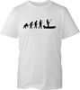 Evolution Of Unisex Fishing T Shirt Funny Angler Graphic Print Tee Unisex Black Top