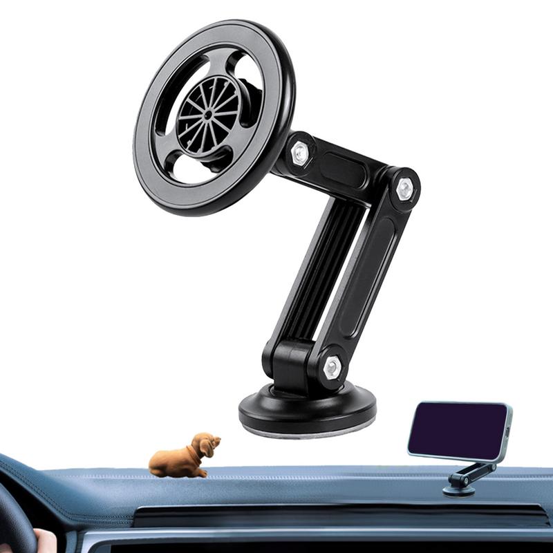 Car Dashboard Phone Holder Folding Cell Phone Holder Rotatable Mobile Phone Stand Multifunctional Phone Mount For Car Dashboard france