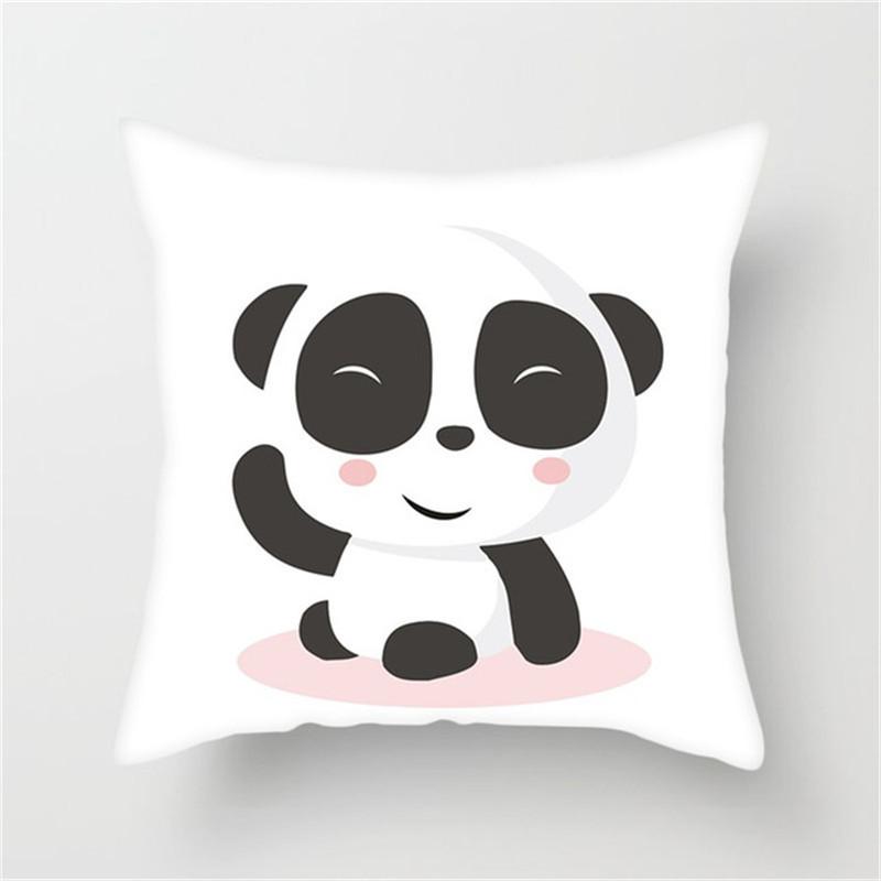 Home Decoration Pillowcase Sofa Bedroom Cute Panda Pillowcase National Treasure Panda Blanket Pillow Pillowcase Aesthetics