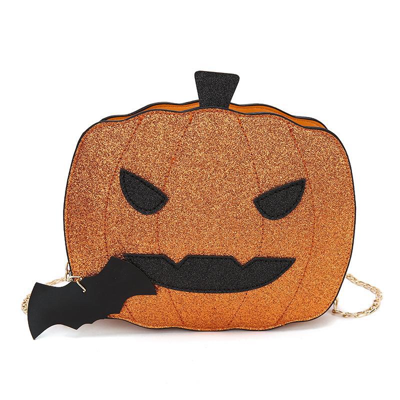 Funny Pumpkin Bun Halloween Bun Versatile Crowd Design Fashion Chain Bag Cute Personalized Creative Women's Bag Handbags