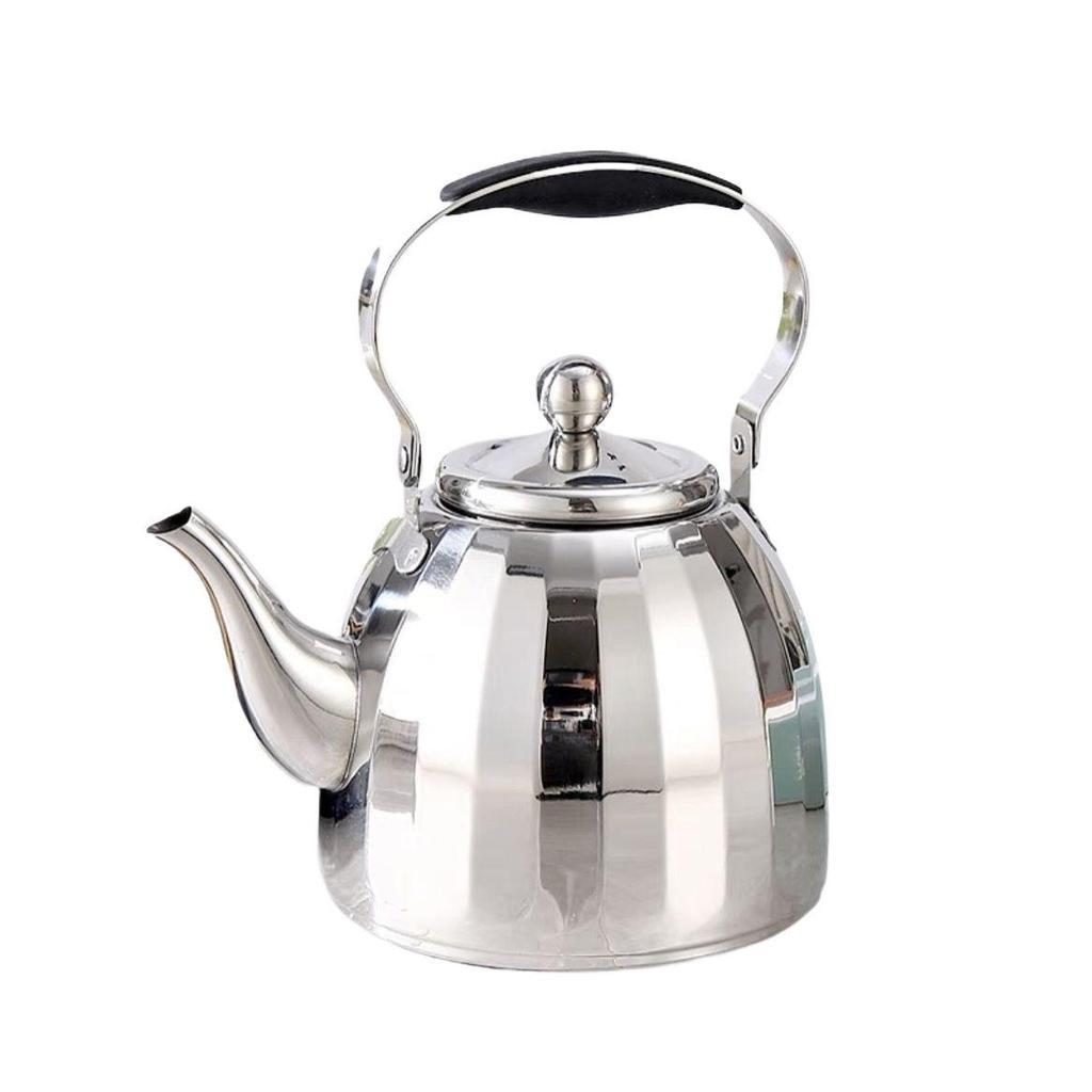 Stainless Steel Teapot with Handle and Filter for Induction Cooker, Hotel, or Restaurant Use
