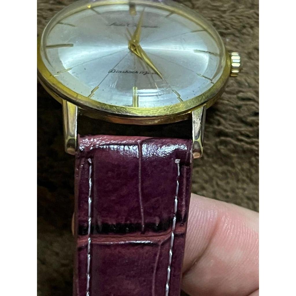 Used SEIKO Champion Diashock 17 Jewels Gold Plated Antique Watch