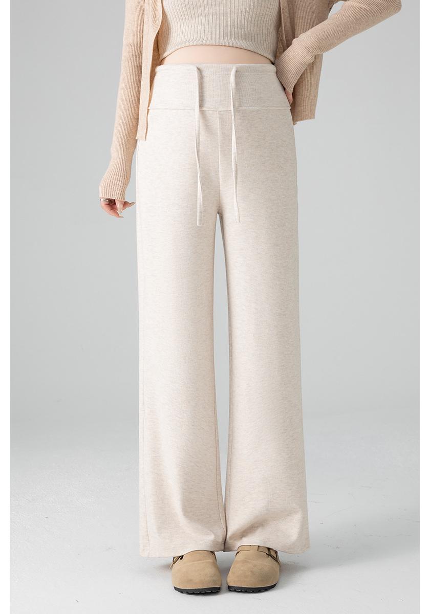 Spring/Summer 2026: Soft, Loose, Wide-Leg Maternity Pants for Outdoors with Versatile Drape XL абрикосовый