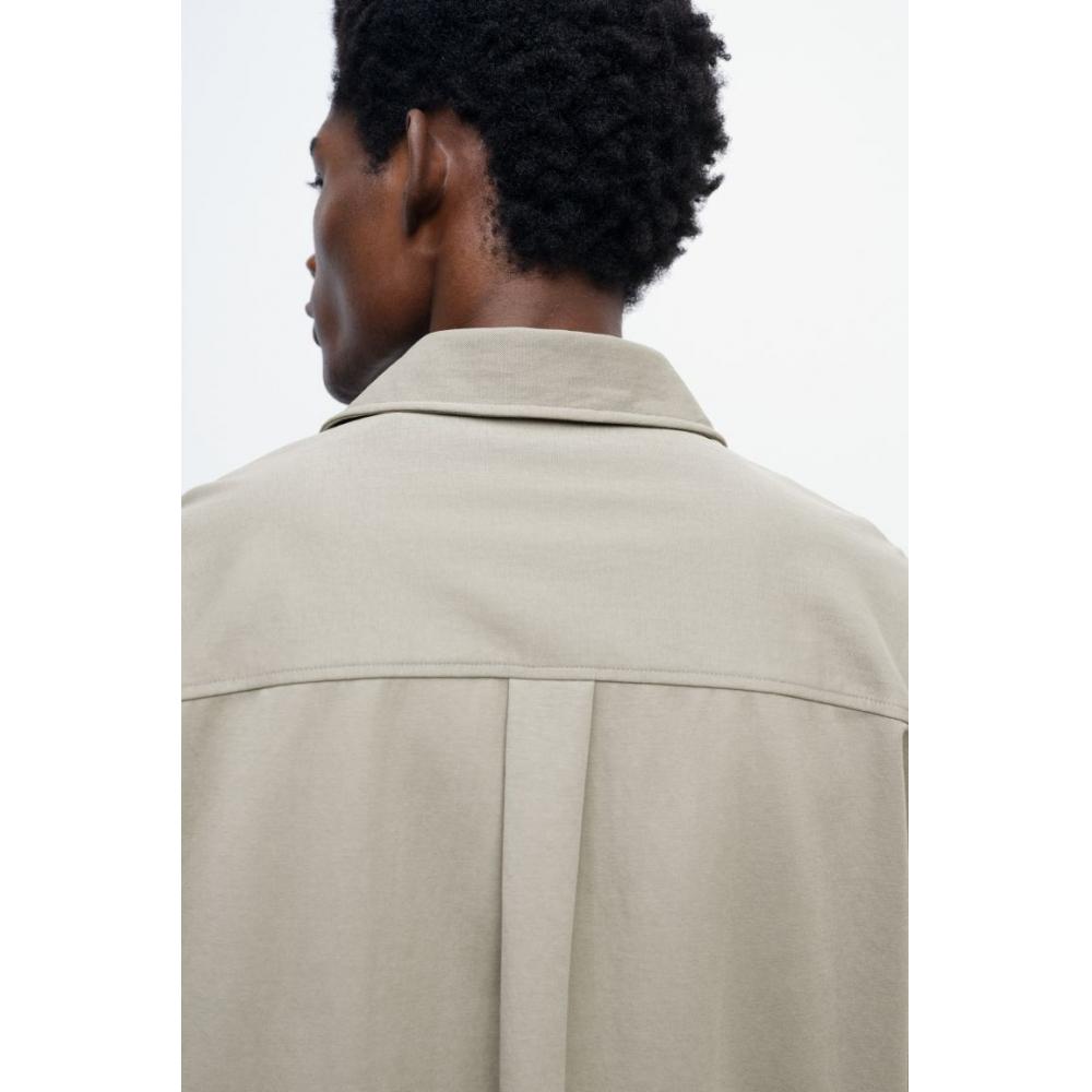 H M Loose Fit sHirt Sage Green