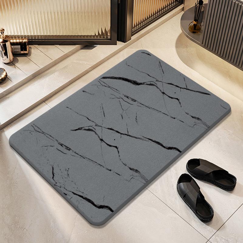 Sam, the Same Diatom Mud Floor Mat, Hard Bathroom Floor Mat, Toilet Door Floor Mat, Toilet Diatomite Quick-drying Non-slip