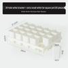 Small Black Square Succulent Seedling Tray - Thickened Plastic Pot Stand & Water Catcher