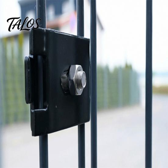 Metal Gridwall Hegnsklemme 10 stk Panelstik, Kraftig Rustfrit Stål Grid Væg Haveværktøj Kantklips, Sorte Sammenføjningsklips til