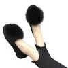 Single-shoe Women's Outerwear Shoes with Fleece, Warm, Comfortable and Versatile Cotton Shoes