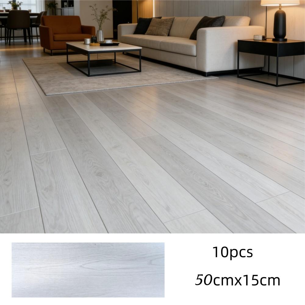 10PCS self-adhesive floor stickers, pressure-resistant, scratch-resistant and bedroom floor stickers
