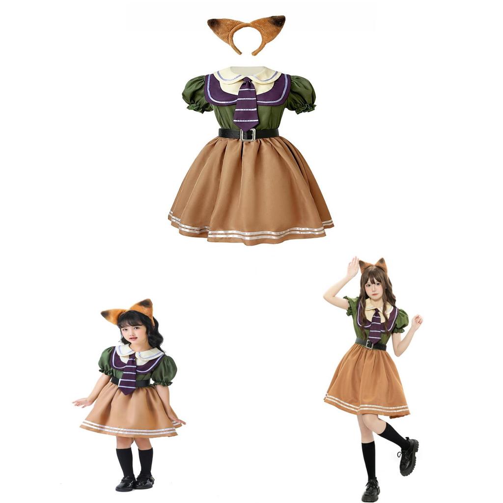 Strój Cosplay Nicka Wilde z Zwierzogrodu Na Role Play Anime i Występy Sceniczne