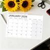 Nuovo Gen. 2026 - Giu. Calendario 2027 2026 con Gancio Festività Segnate Calendario da Parete Carta Spessa Colorato Calendario da Appendere Ufficio