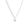 2024 Patchwork Pearl Women's Necklace: Light Luxury, High-End Clavicle Chain, Versatile and Simple Design
