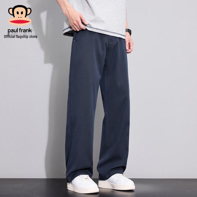 paul frank Men's Tencel Blend Straight-Leg Casual Pants