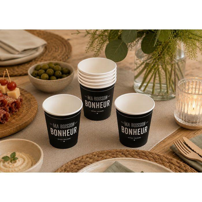Set de 10 gobelets en carton Ma cuisine