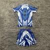 RDX Competición de Lucha Fans de Nueva Jersey Camiseta y Pantalones Cortos Transpirables para Hombre Casual Manga Corta Top de Boxeo A juego en Familia