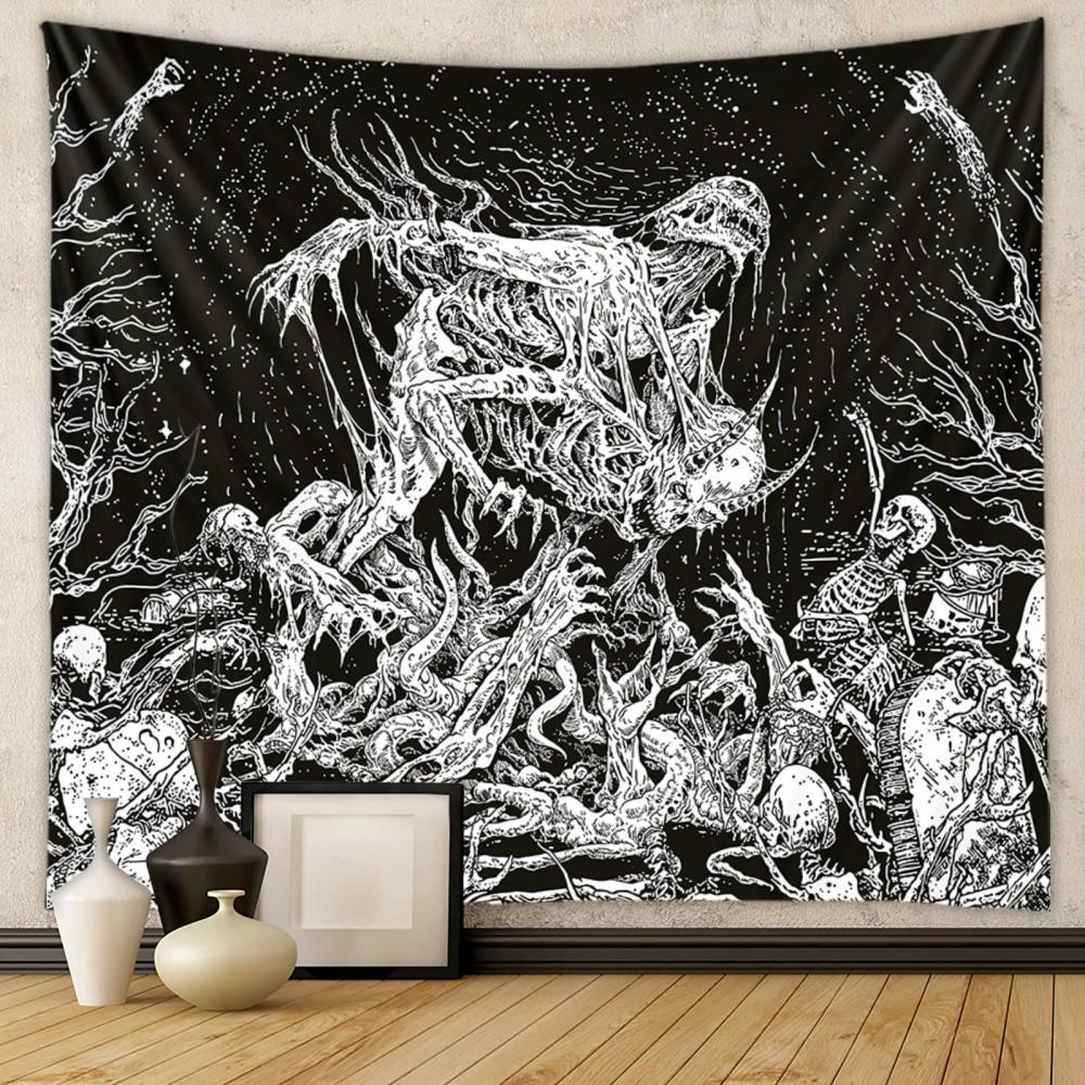 VIKAMA Bohemian Tapestry for Bedroom Living Room Dormitory Hanging Fabric for Indoor and Outdoor Use Home Decor