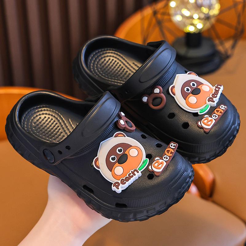 Children's Slippers with Soft Cushioning, Girls' Summer Cartoon Cute Non-Slip Indoor Bath Soft Sole Slippers, Baby Slippers