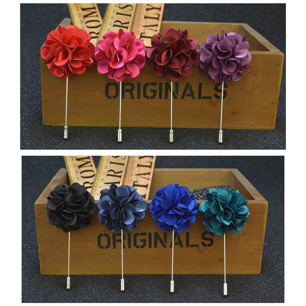 Brooches Lapel Suits Decorations Handmade Pins Wedding Groom Boutonniere Party Collar Coat Clothing Accessories