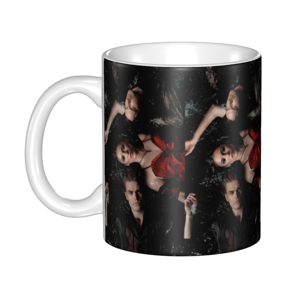 Tasses à café personnalisées The Vampire Diaries DIY Damon Salvatore Tasse à thé au lait en céramique