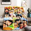 Bob'S Burgers Theme Blanket Suitable For The Sofa Camping And Travel Made Of Soft Flannel Material An Ideal Gift For Occasions Such As Birthday