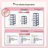 JEKO&JEKO 3-Tier Drawer Storage Cabinet