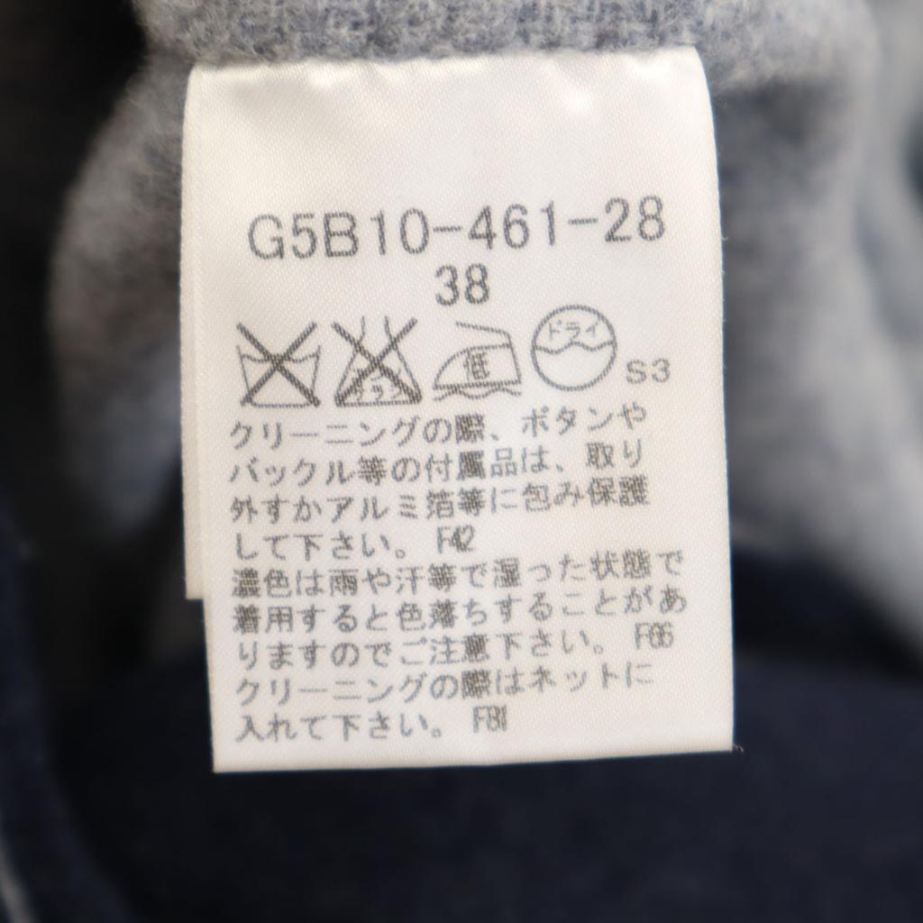 MACKINTOSH LONDON Compressed wool hoodie coat 38 Navy Women Used