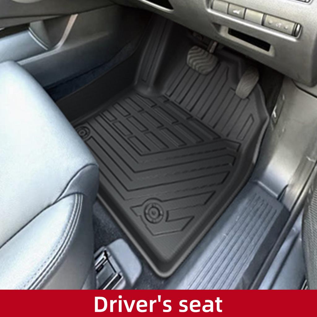 LUCKEASY Right Drive for Nissan X-Trail Xtrail Fuel T33 Series 2022-2025 5Seater Car Floor Mats Trunk TPE Waterproof Black