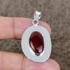 Carnelian Gemstone Handmade 925 Sterling Silver Jewelry Pendant 1.69" KKG-738