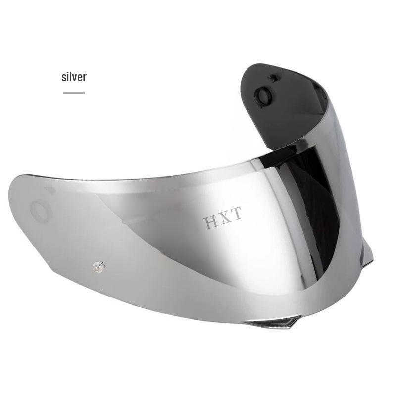 Universal Photochromic Anti-Fog Visor Sticker for HJC I91/i90 Helmets, Day-Night Electroplated HJ-33 Lens