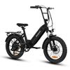 Bodywel F20 Electric Bike Adult, 20" Fat Tire Step Thru E Bike, 48V 15AH Battery, 7-Speed Gearbox