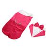 Dog Suit Soft Hook and Loop Closure Stylish Pet Formal Clothes with Bow Tie for Wedding Party Daily Rose Red