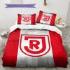 SSV Jahn Regensburg Pattern Bedding Quilt Set  Home Decoration  Gift (1 * duvet cover + 2 * pillowcase  without core)