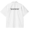 Loose Fit Button Cuban Collar Short Sleeve Shirt Men Shirts White I033026-00A-XX