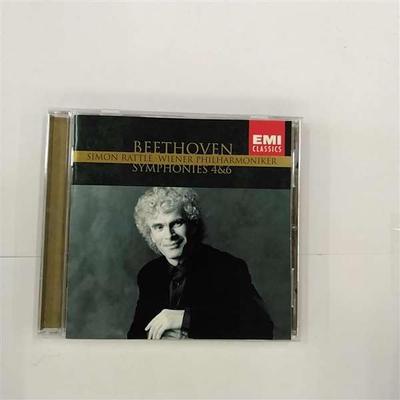 CD RATTLE SIMON BEETHOVEN VIENNA P  Beethoven Symphony Nos. 4  6 TOCE55583  2003 Japan Classical Used