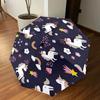 1PC Unicorns Flowers Umbrella-8-Rib Reinforced, Automatic Open, Lightweight & Durable, Fashion Accessory for Outdoor-D383