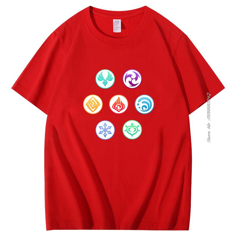 Game Graphic Print Graphic T Shirts Unisex Summer Casual Cartoon Short Sleeve Tshirts High Quality Cotton Tshirt Mens Clothes