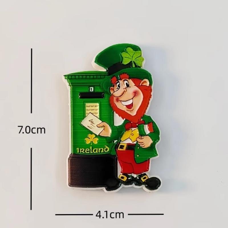 Irland Kühlschrankaufkleber Edinburgh Reise Souvenirs Kleeblatt Kühlschrankmagnete Heimdeko Hochzeitsgeschenke
