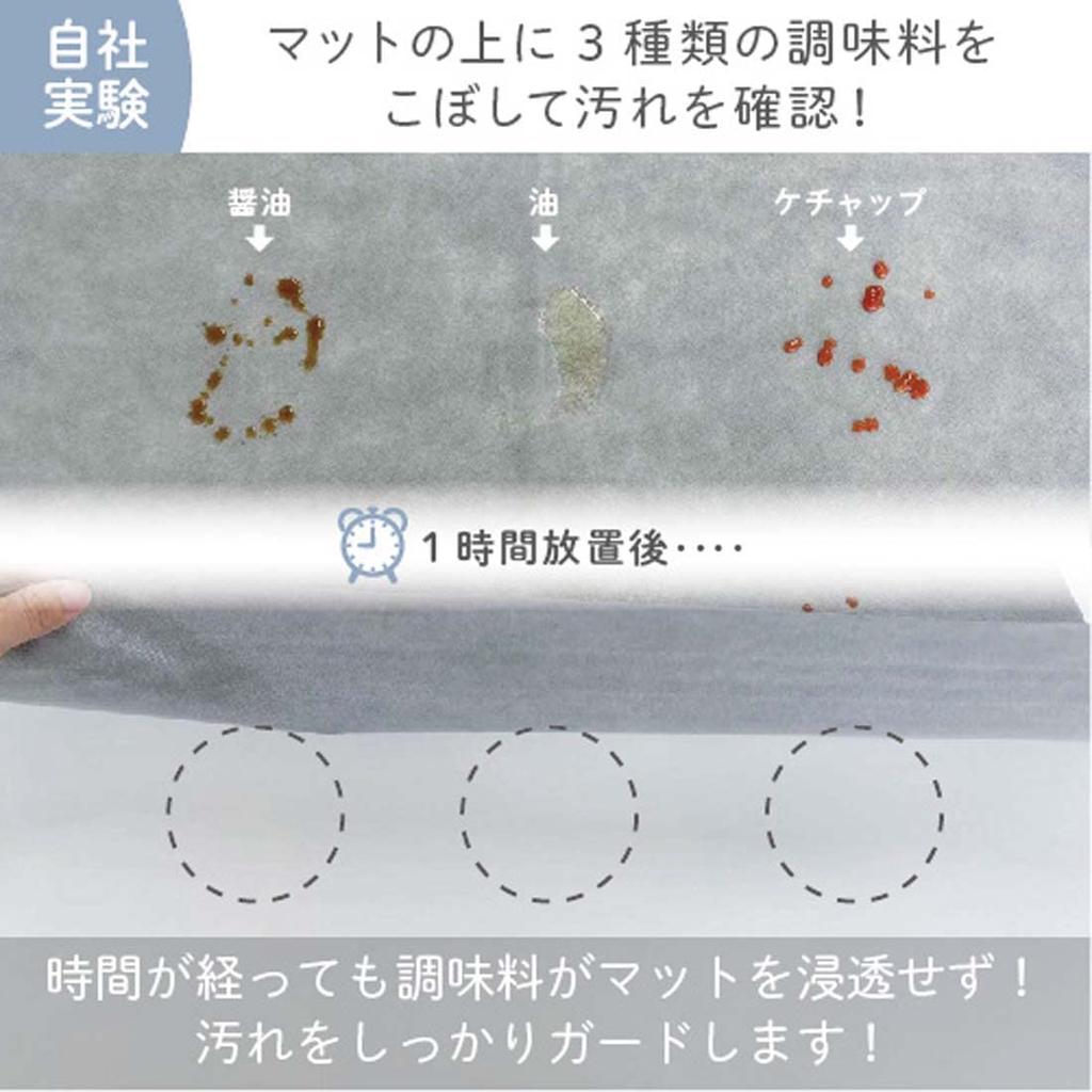 Okato Disposable 45 x Free-Cut Mat, 600cm, Gray, Stain-Resistant